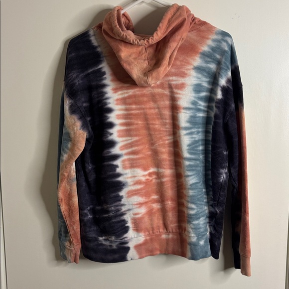 Tie-Dye Hoodie with Drawstrings - Picture 2 of 2